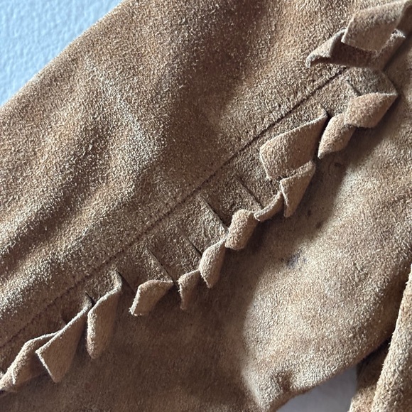 Vintage Gap Suede Fringed Jacket | Sz 6-12 mo - Picture 4 of 4